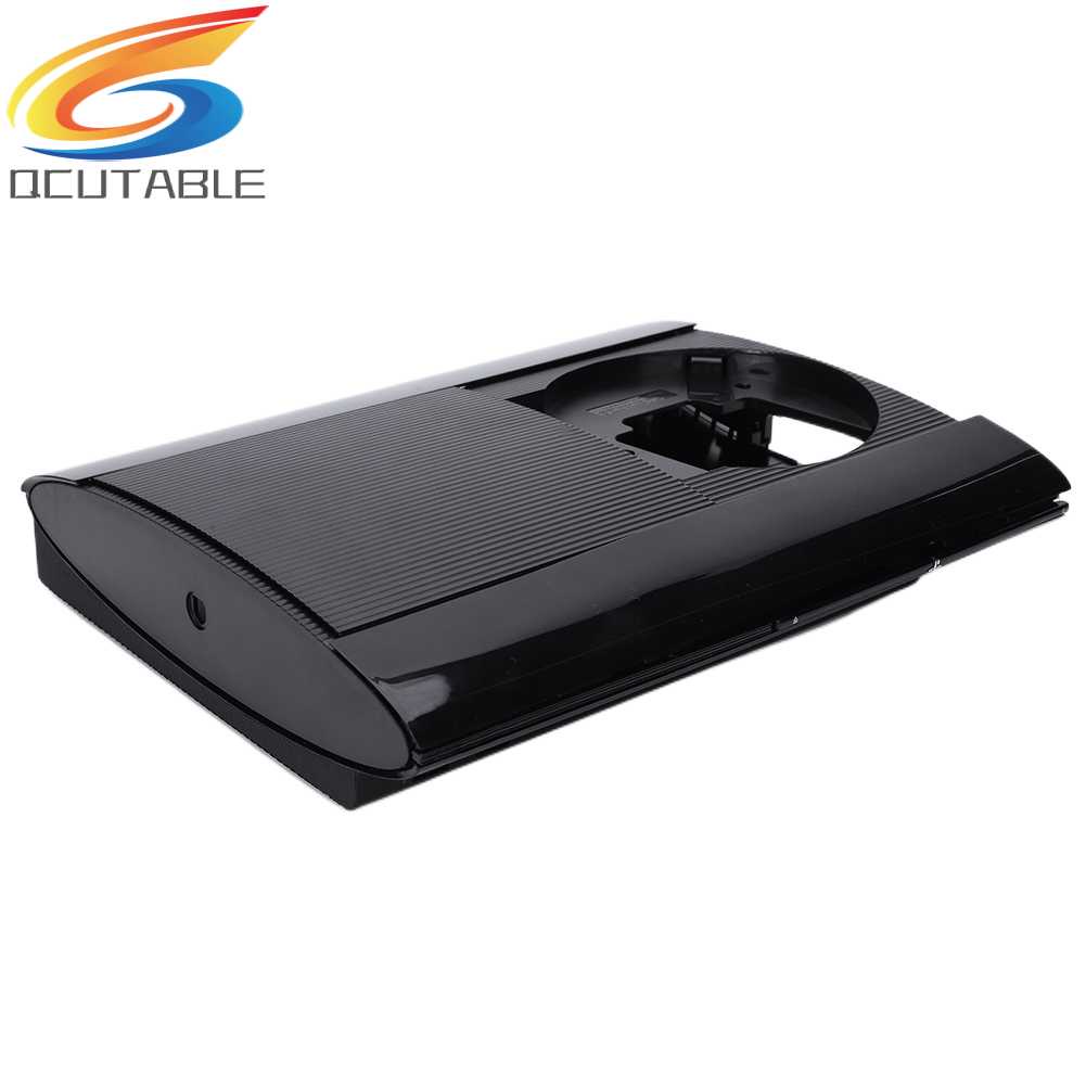 Bộ Vỏ Bọc Màu Đen Kèm Ốc Vít Cho Máy Chơi Game PS3 Super Slim 4K 4000
