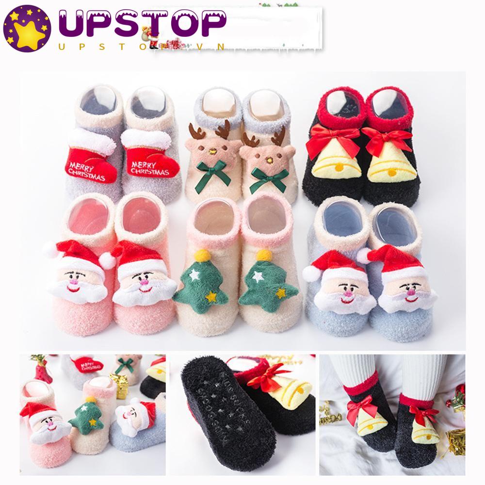 Vớ Giữ Ấm Họa Tiết Hoạt Hình Dễ Thương Cho Bé