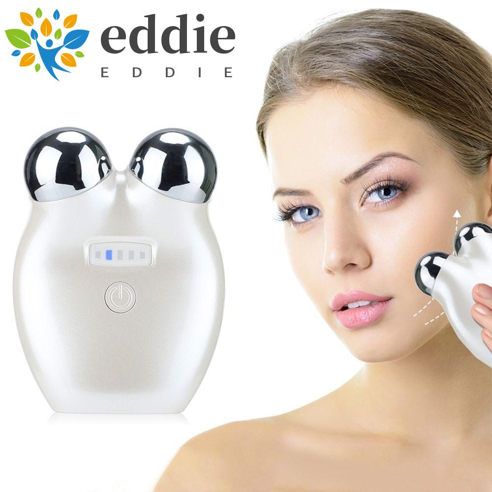 Cây Lăn Mát Xa Mặt 3D 26EDIE Giúp Da Săn Chắc Chống Lão Hóa|Máy Massage Mặt EMS Xóa Nếp Nhăn Bằng Điện