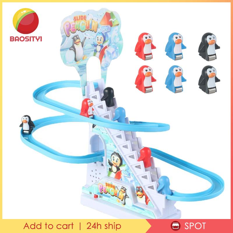 Bộ Trò Chơi Đường Đua Chim Cánh Cụt Điện Tử Dành Cho Trẻ Em [Baosity1]