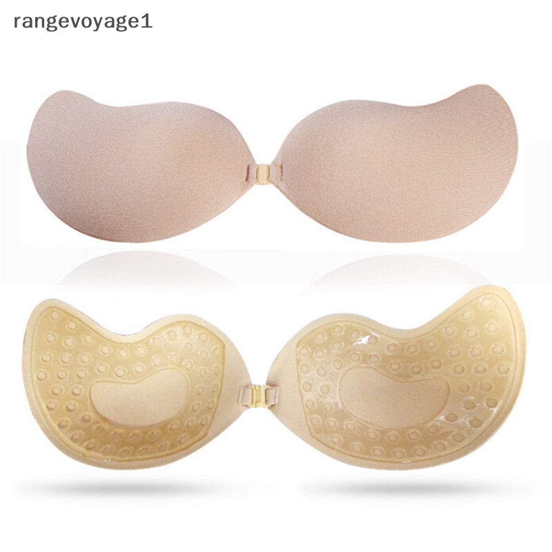 Áo Ngực Silicone Không Dây Nâng Ngực Tự Dính Vô Hình Kích Thước Plus Size [Khoangevoyage1]