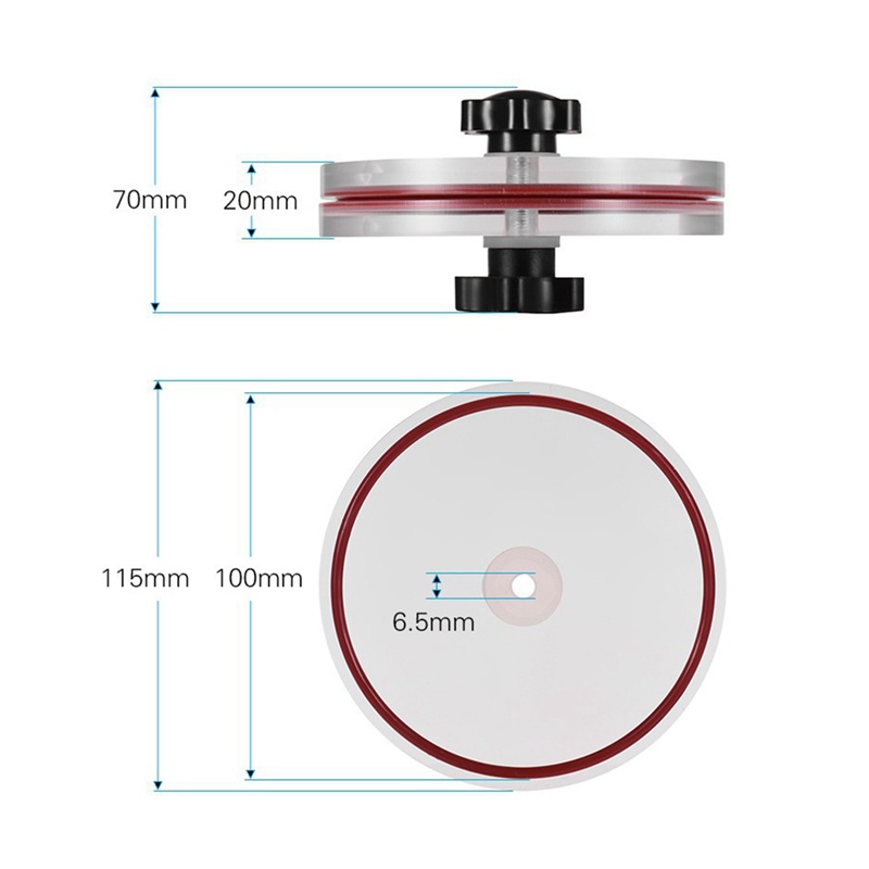 1 Dụng Cụ Kẹp Bảo Vệ Nhãn Ghi Âm Bằng Acrylic
