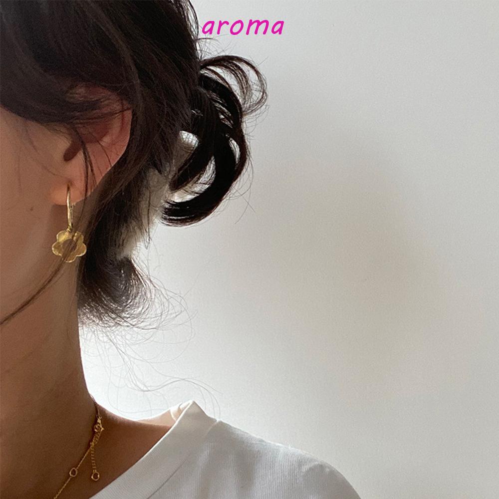 Bông Tai Tròn Lãng Mạn Cho Nữ|Dây Chuyền Thiết Kế Đục Lỗ Thời Trang Cho Nữ