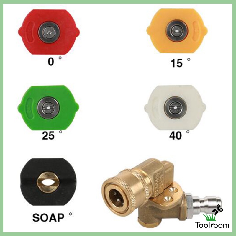 Bộ Vòi Phun Nước Áp Suất Cao Cỡ 1 / 4 Tiện Dụng