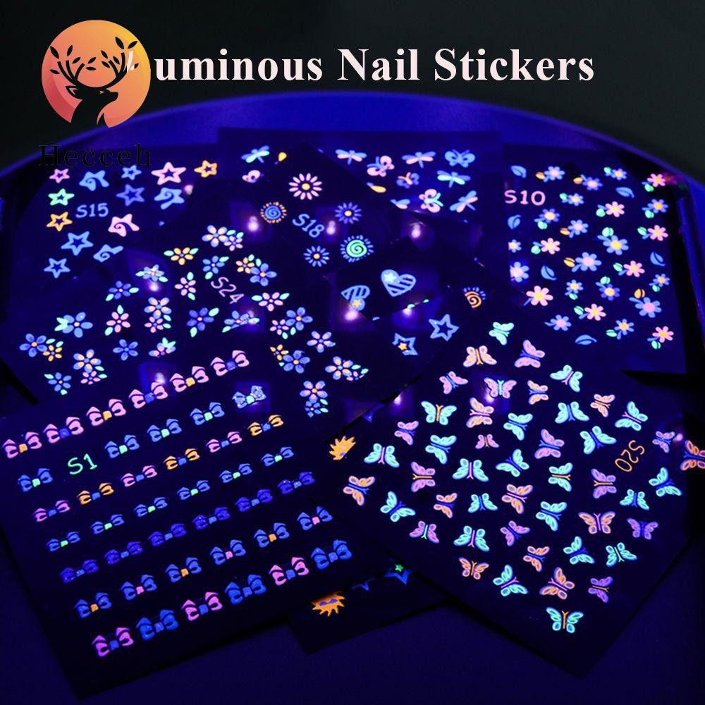 Miếng Dán Trang Trí Móng Tay Hình Hoa Bướm Nhiều Màu Sắc Bằng Acrylic