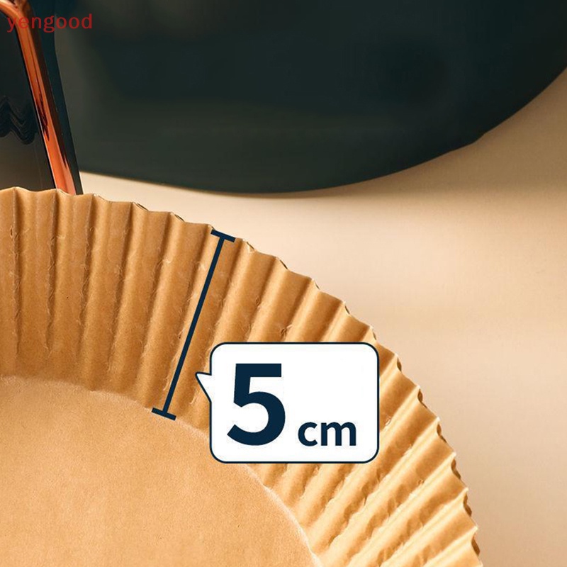 Set 25 / 50 Giấy Lót Nồi Chiên Không Dầu Chống Dính Dùng Một Lần