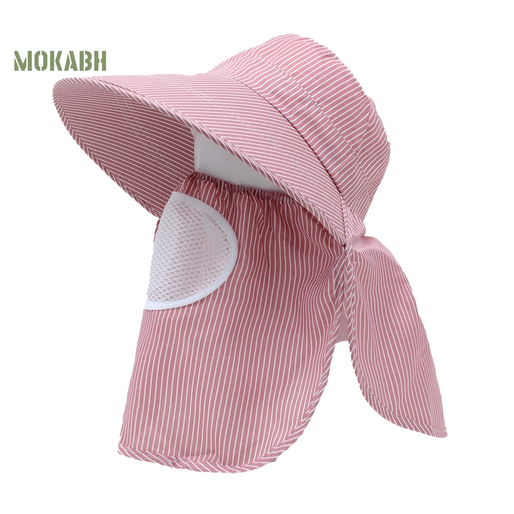Nón Rộng Vành Chống Nắng Chống Tia UV Thoáng Khí Kèm Băng Đô Co Giãn Dành Cho Nữ