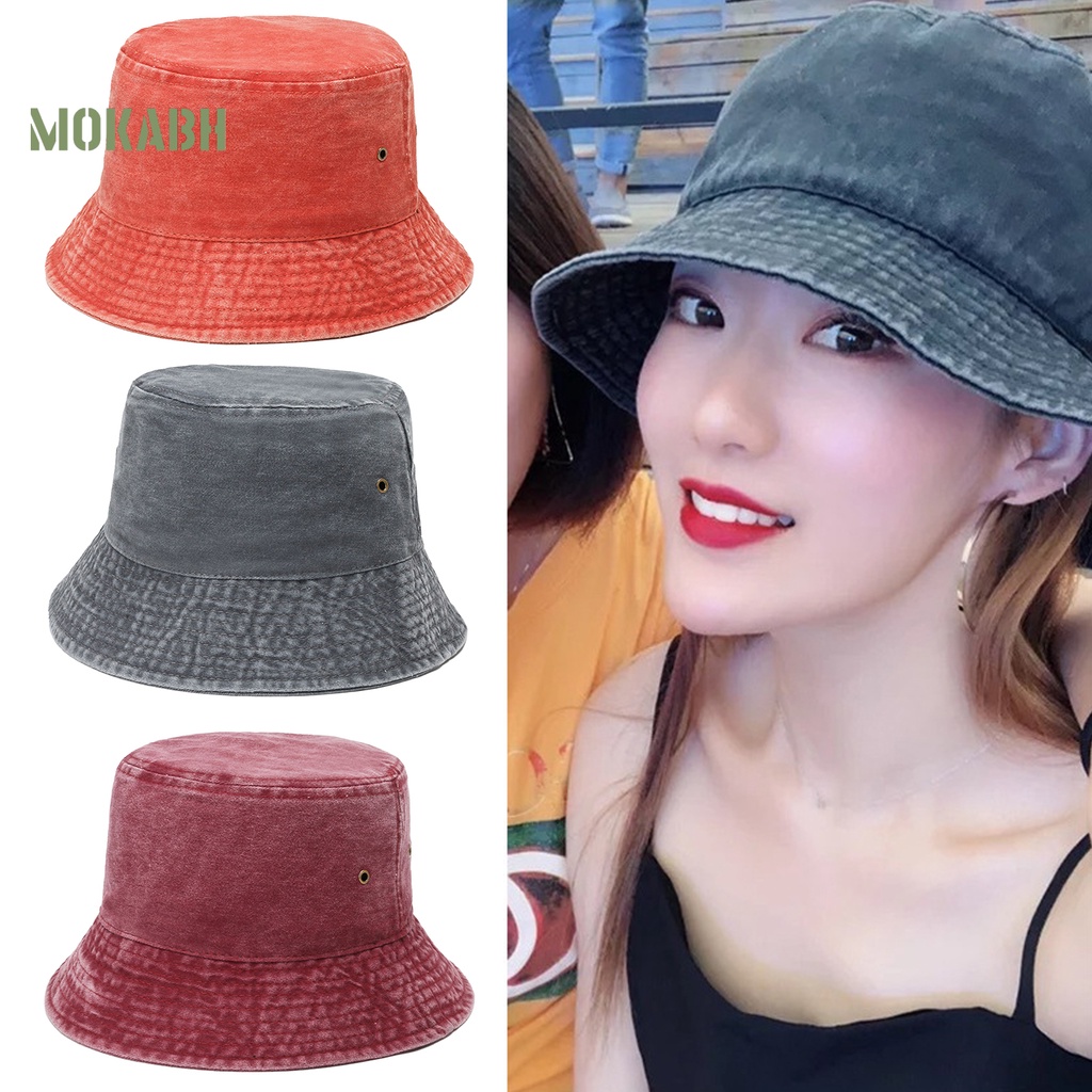 Nón Tai Bèo Chống Tia UV Mềm Mại Màu Trơn Phong Cách Vintage Dành Cho Nam Và Nữ