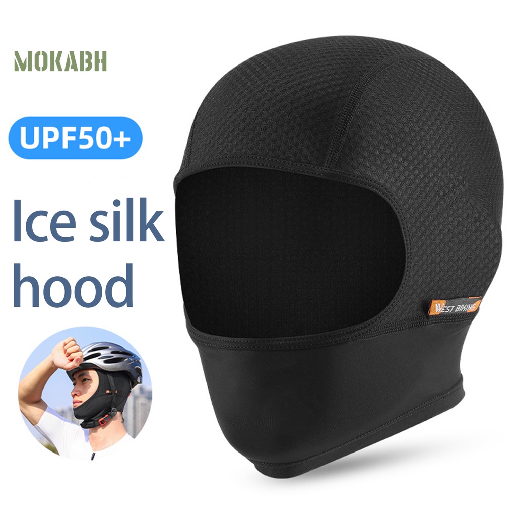 [Mok Abh] Tấm Che Mặt Độ Co Giãn Cao Thoải Mái Khô Nhanh Dùng Khi Đi Xe Đạp Xe Máy Mùa Hè