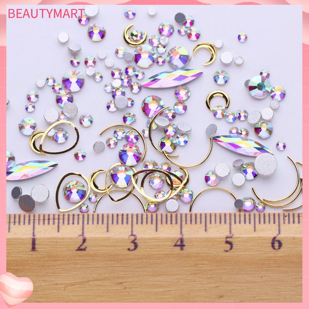 Hộp Phụ Kiện Trang Trí Móng Nghệ Thuật Bằng Hợp Kim 3D