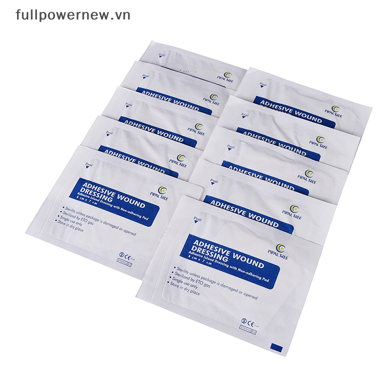 Bộ 10 Miếng Băng Dán Vết Thương Bằng Vải Không Dệt 6x7cm vn