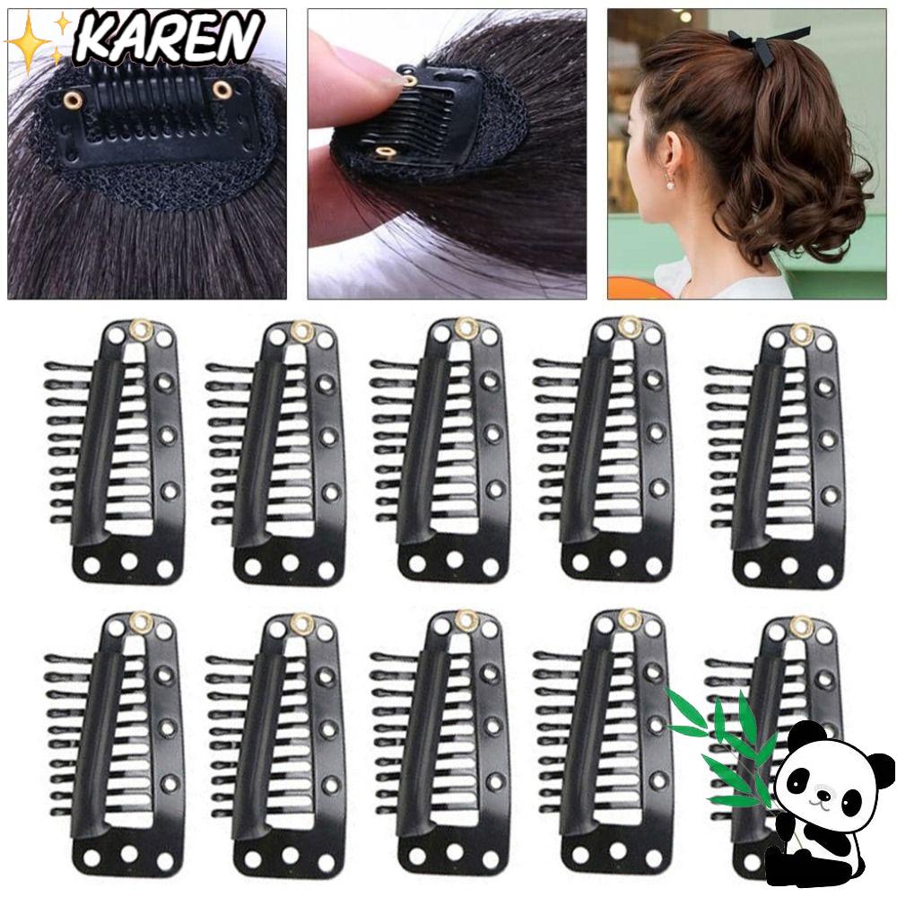 Bộ 20 Kẹp Kim Loại Gắn Tóc Giả Chuyên Dụng