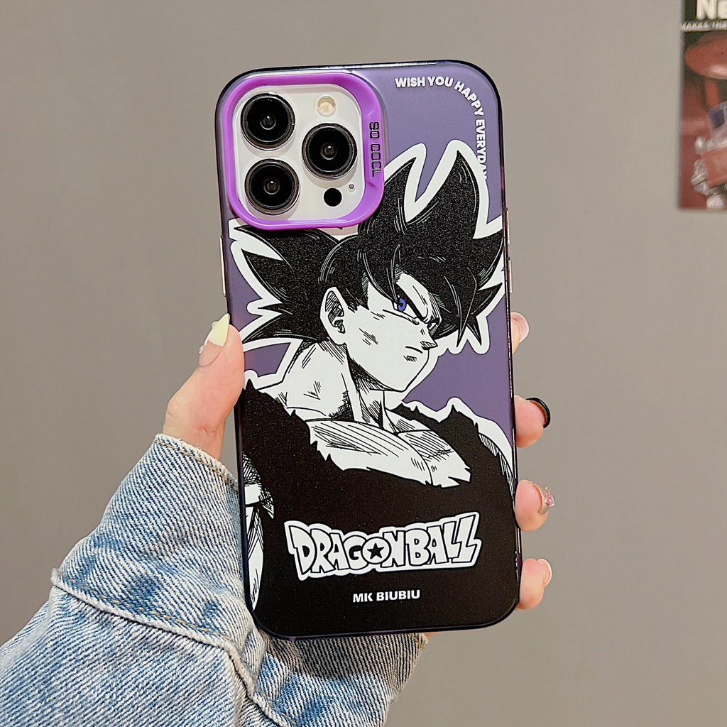 Ốp Điện Thoại TPU Mềm Nhám Trong Suốt Họa Tiết Dragon Ball Cho iPhone 11 13 12 14 Pro Max