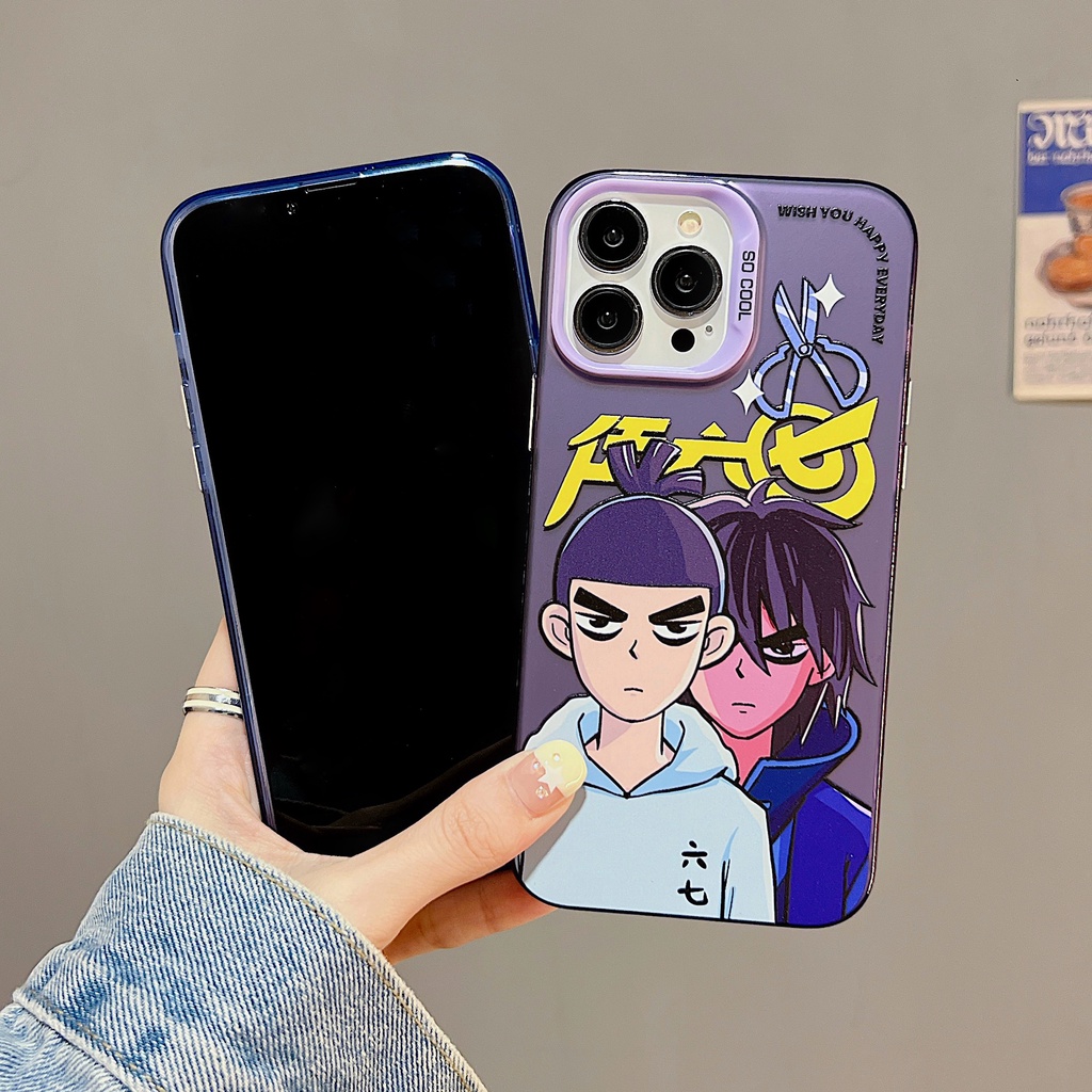 Ốp Điện Thoại TPU Mềm Trong Suốt Chống Sốc Họa Tiết Hoạt Hình Cho iPhone 11 13 12 14 Pro Max