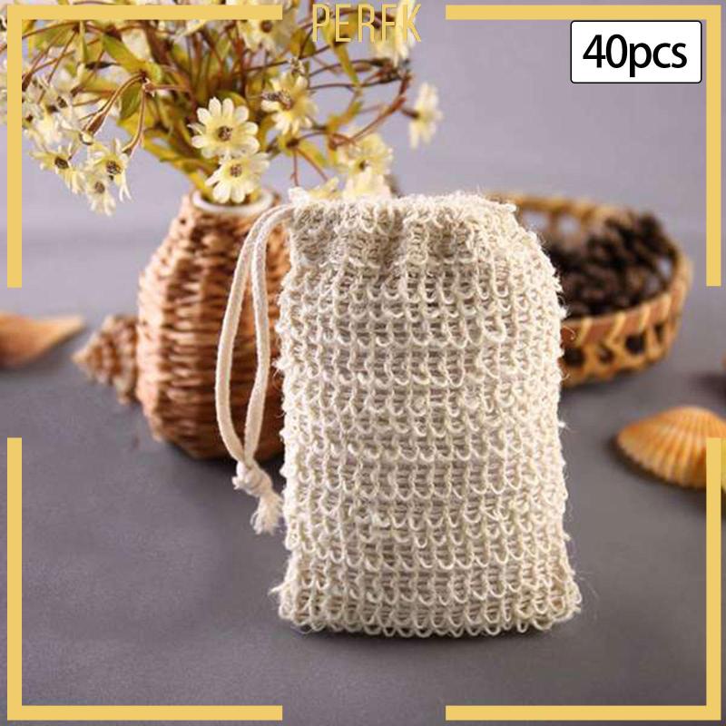 Set 40 Túi Đựng Xà Phòng Có Dây Rút Tiện Dụng