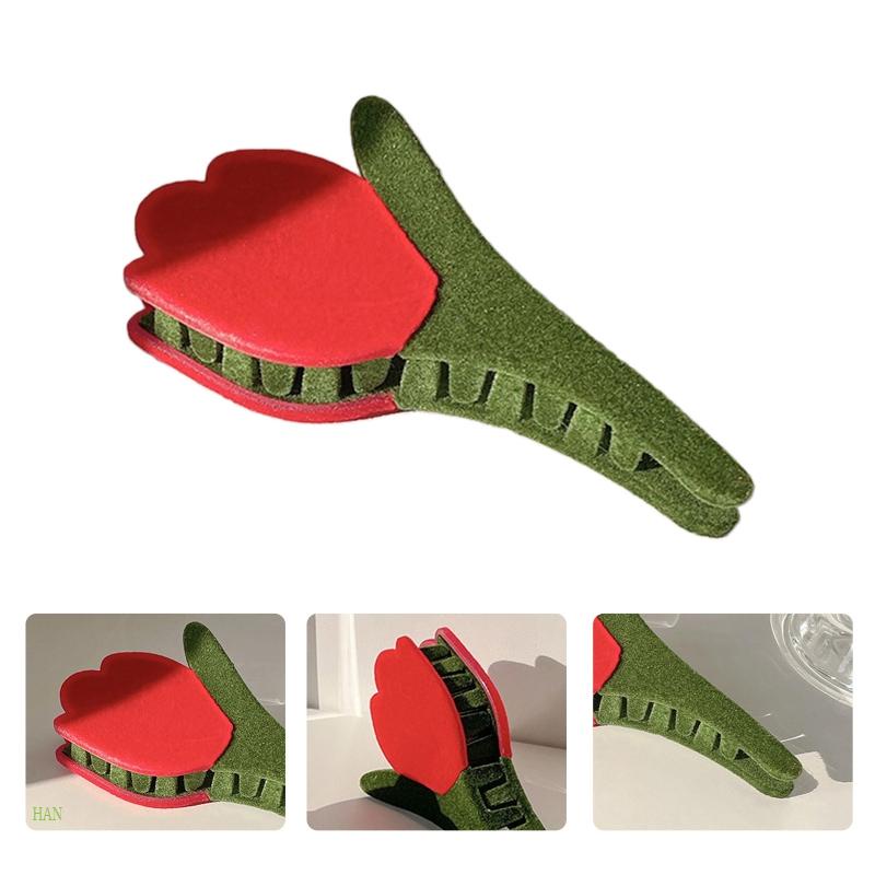 Kẹp Tóc Hoa Tulip Thời Trang Cho Nữ