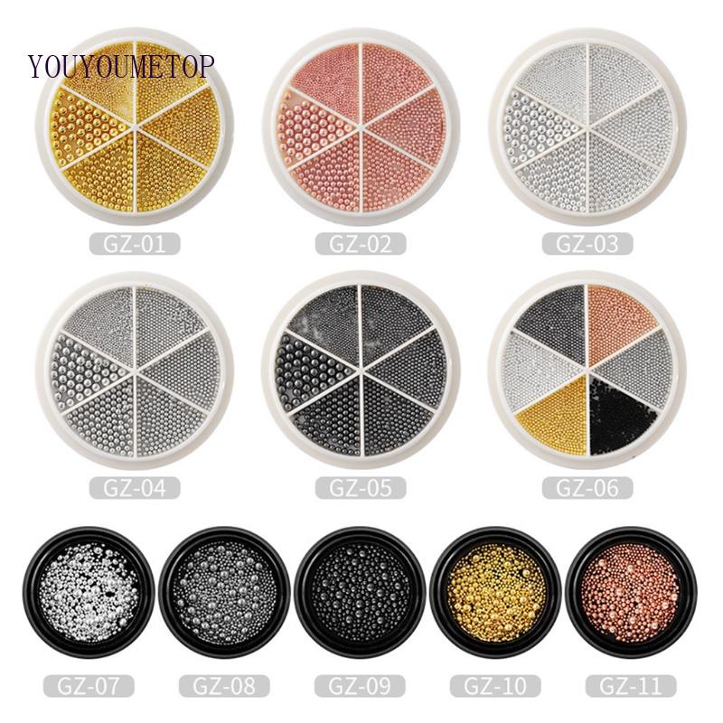 Bộ Hạt Ngọc Trai Mini Tự Trang Trí Móng Tay