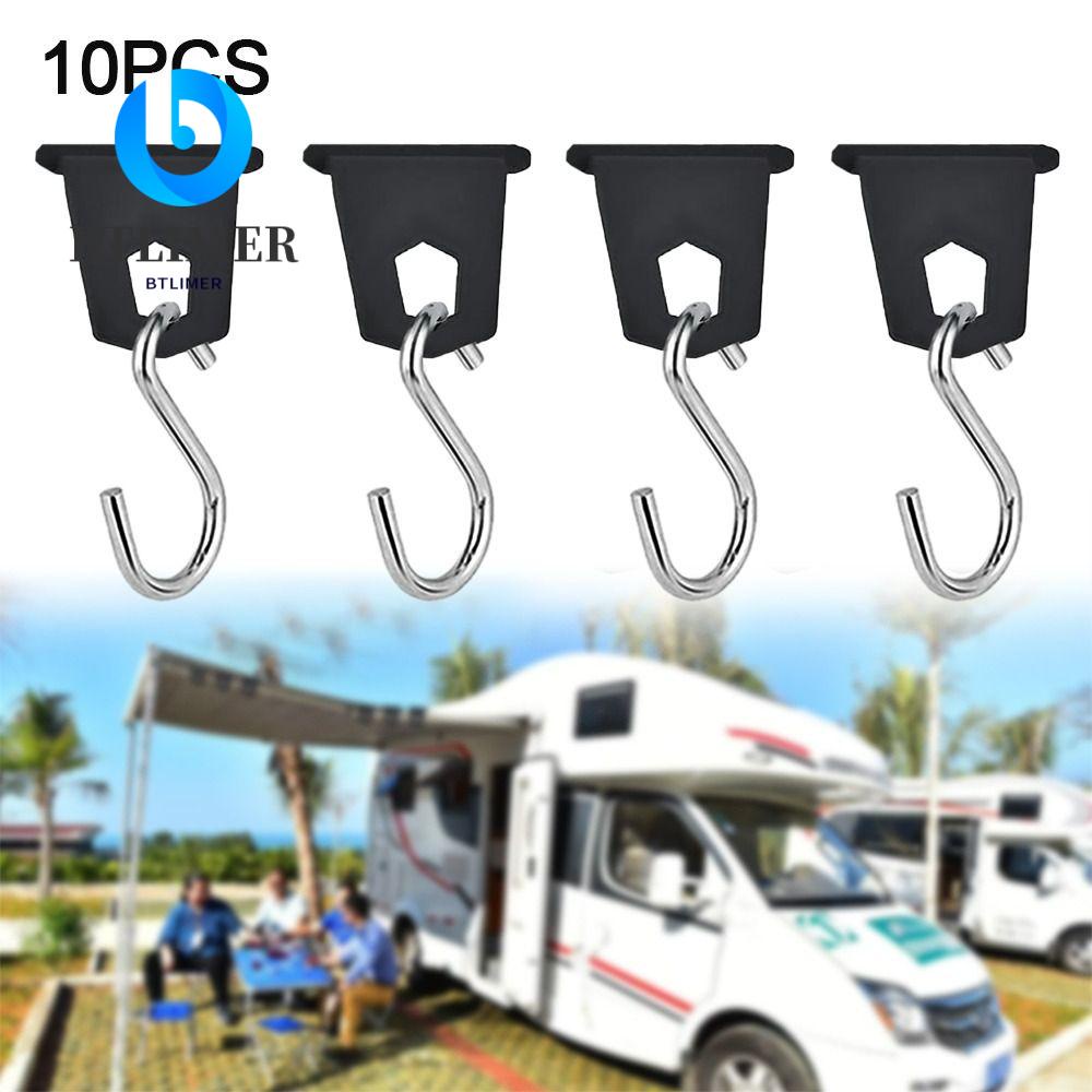 Bộ 10 Móc Treo Đồ Gắn Tấm Che Nắng Cho Xe RV