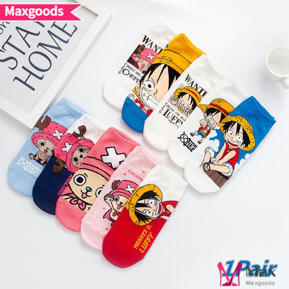 MAXG 1 Đôi TấT NgắN HọA TiếT Luffy Chopper (10 KiểU)