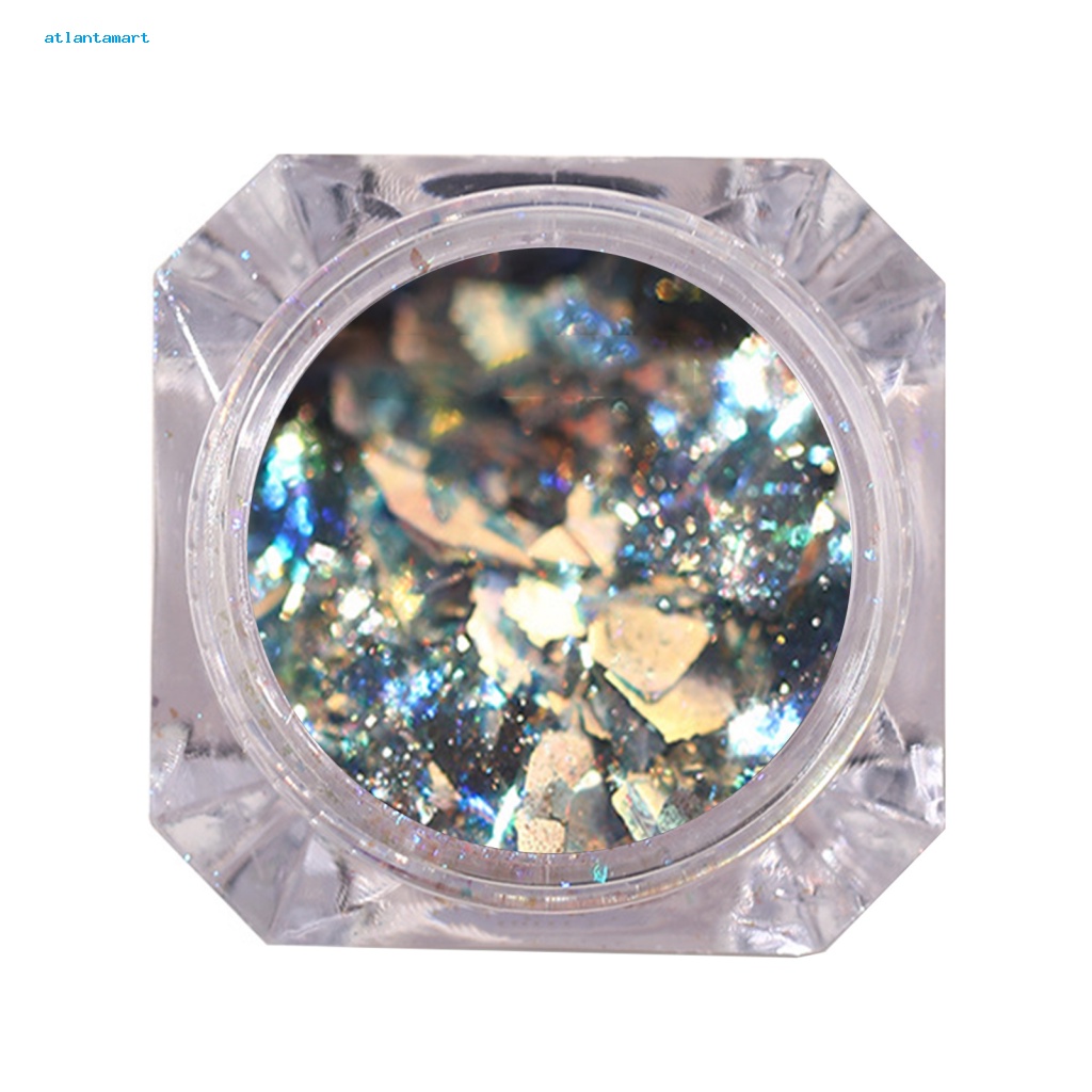 Túi Đựng Đồ Dùng Cao Cấp Tiện Dụng| 1 Hộp Hạt Kim Sa Lấp Lánh Nhiều Hình Dạng Trang Trí Móng Tay