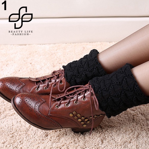 Vớ Ống Chân Đan Len Giữ Ấm Mùa Đông Thời Trang Cho Nữ