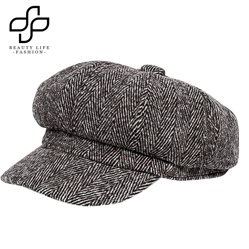 Mũ Beret Chống Nắng Bằng Polyester Thoáng Khí Không Phai Màu Phong Cách Cổ Điển Thời Trang Cho Nam Và Nữ