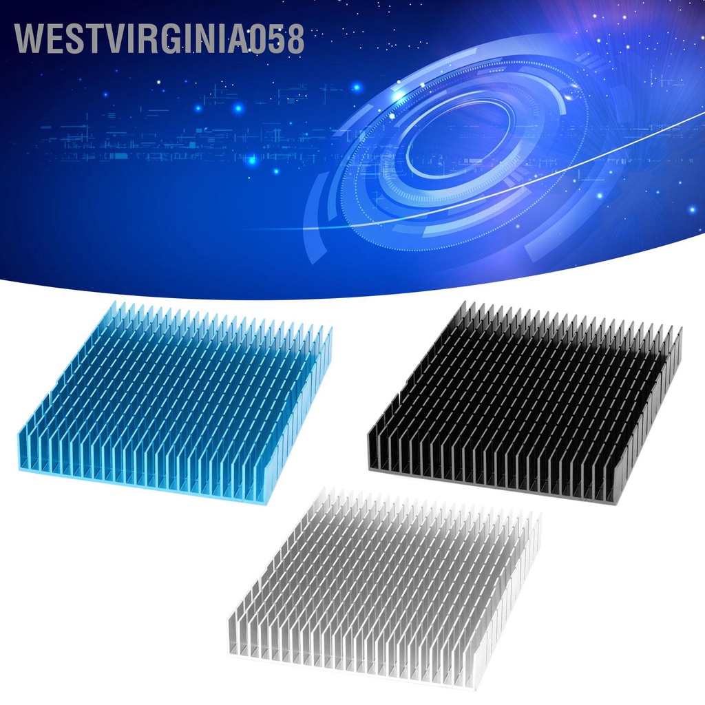 Westvirginia058 Tản nhiệt Nhôm Làm mát 150x120x20mm cho Bộ khuếch đại CPU PCB