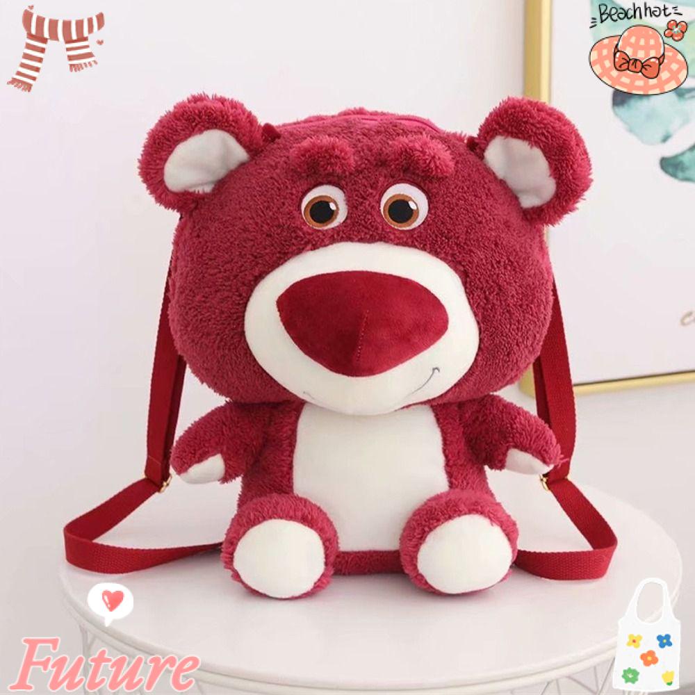 Túi Đeo Chéo Hình Gấu Hoạt Hình Nhồi Bông Đáng Yêu Cho Nữ