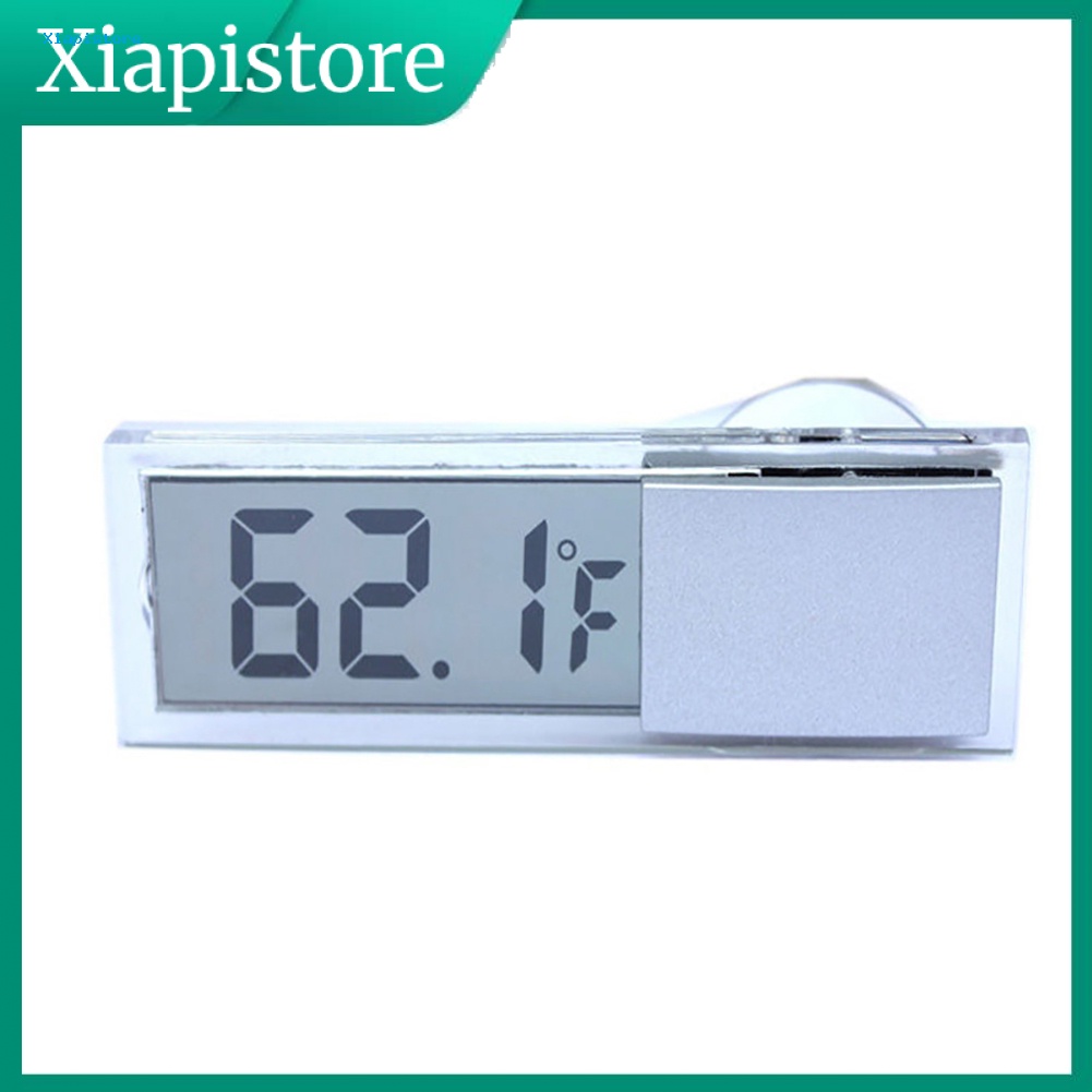 1 Nhiệt Kế Điện Tử Màn Hình LCD Có Giác Hút Gắn Trong Nhà / Ngoài Trời