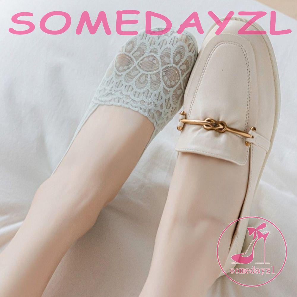 Vớ Thuyền Nylon Co Giãn Nửa Bàn Chân Màu Trơn Trong Suốt Thoải Mái Thời Trang Mùa Hè Cho Nữ ​ Vớ Vô Hình Thoáng Khí Thoải Mái