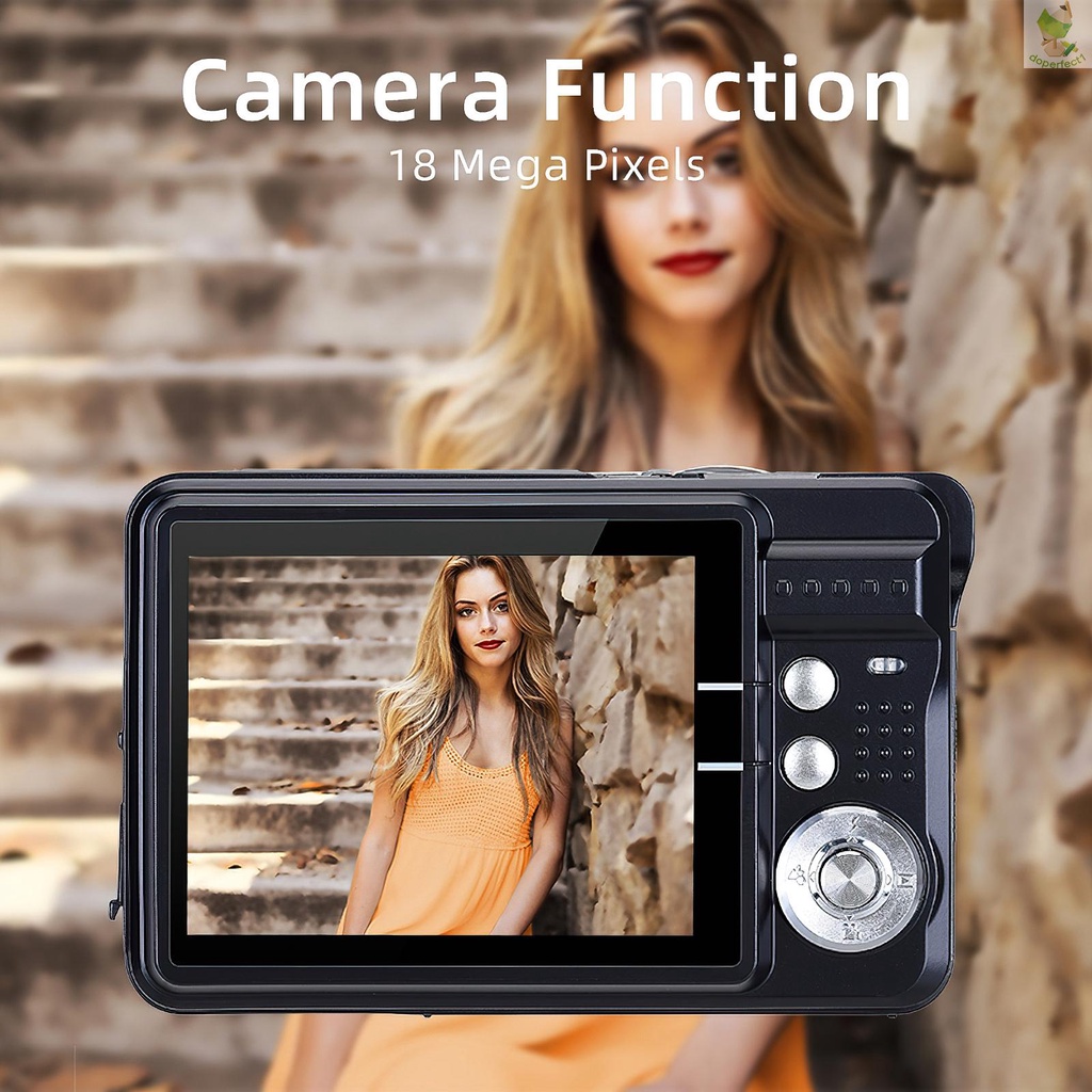 Portable 720P Digital Camera Video Camcorder 18MP Photo 8X Zoom Anti-shake 2.7 Inch Large TFT Screen Built-in Lithium Ba   Came-6.5