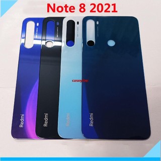 Nắp lưng điện thoại bằng kính thay thế chuyên dụng cho xiaomi redmi note 8 2021
