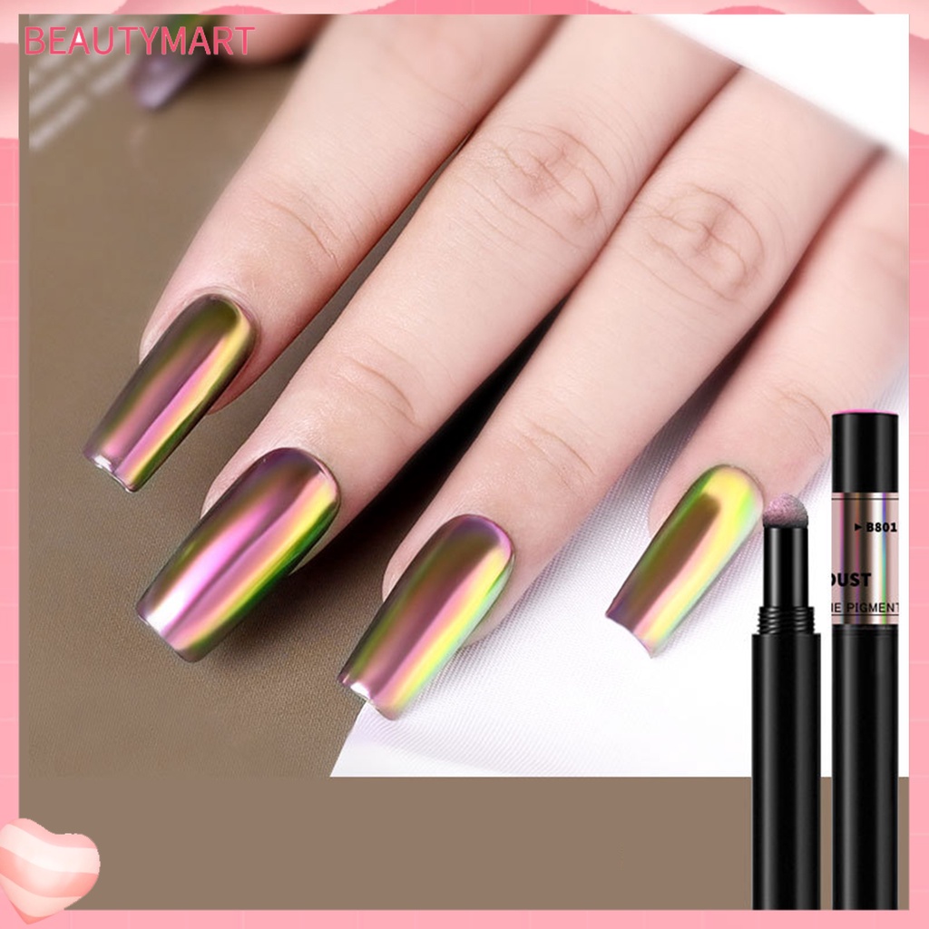 Bút Trang Trí Móng Nghệ Thuật Tạo Hiệu Ứng Gương Lấp Lánh ABS Dành Cho Salon Làm Móng