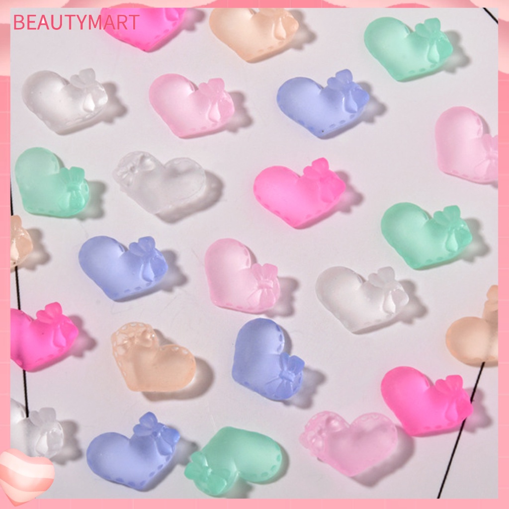 Set 20 Phụ Kiện Trang Trí Móng Tay Trong Suốt Họa Tiết Hoạt Hình Dễ Thương