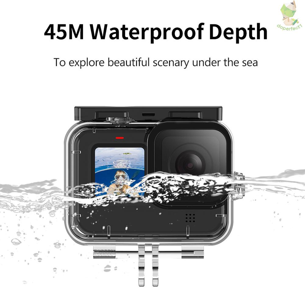 TELESIN Action Camera Protective Waterproof Case Cover Underwater 45m/148ft Diving Housing Underwater Accessories Replac   Came-6.5