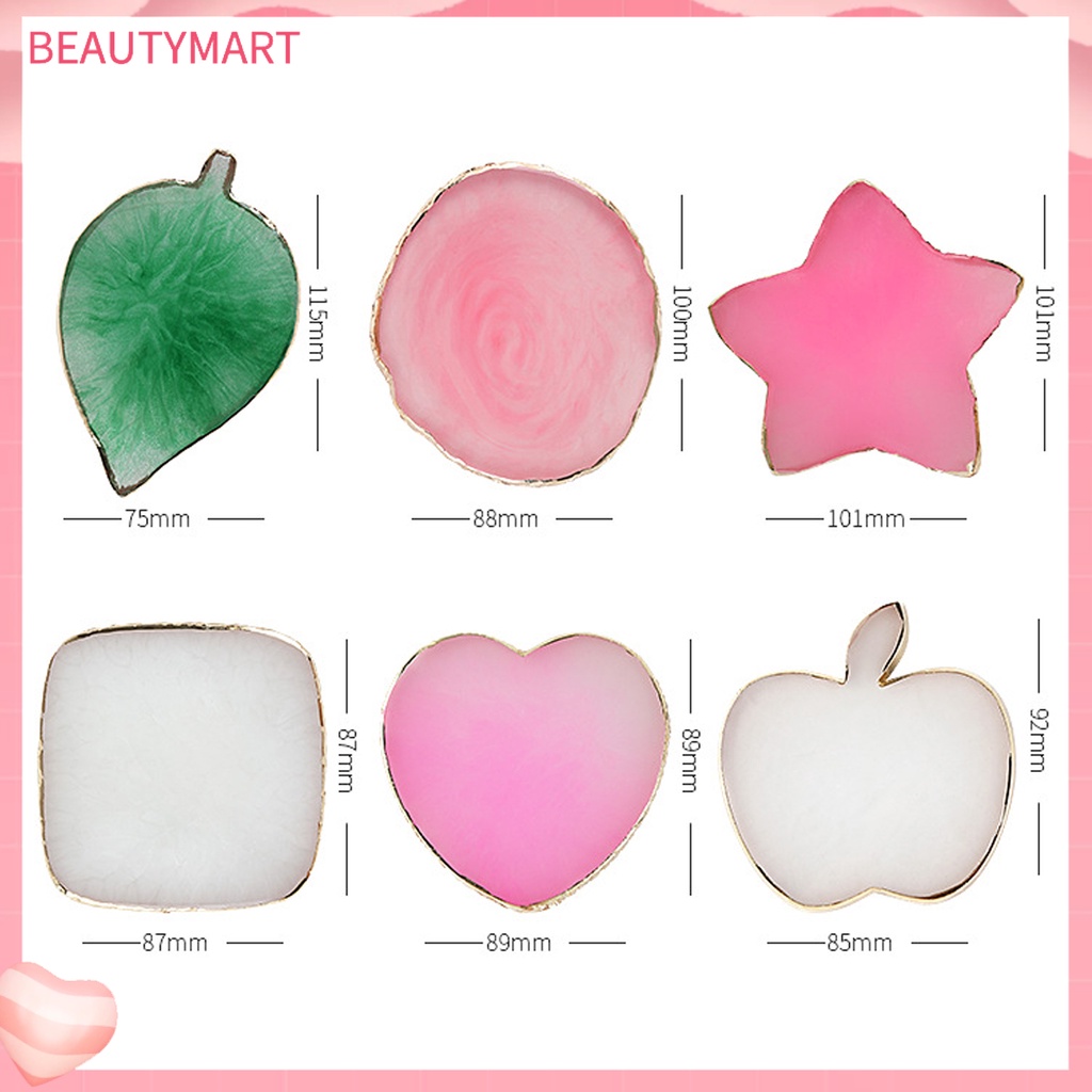Khay Trưng Bày Móng Tay Hình Tròn / Ngôi Sao / Trái Tim Dễ Thương Tiện Dụng
