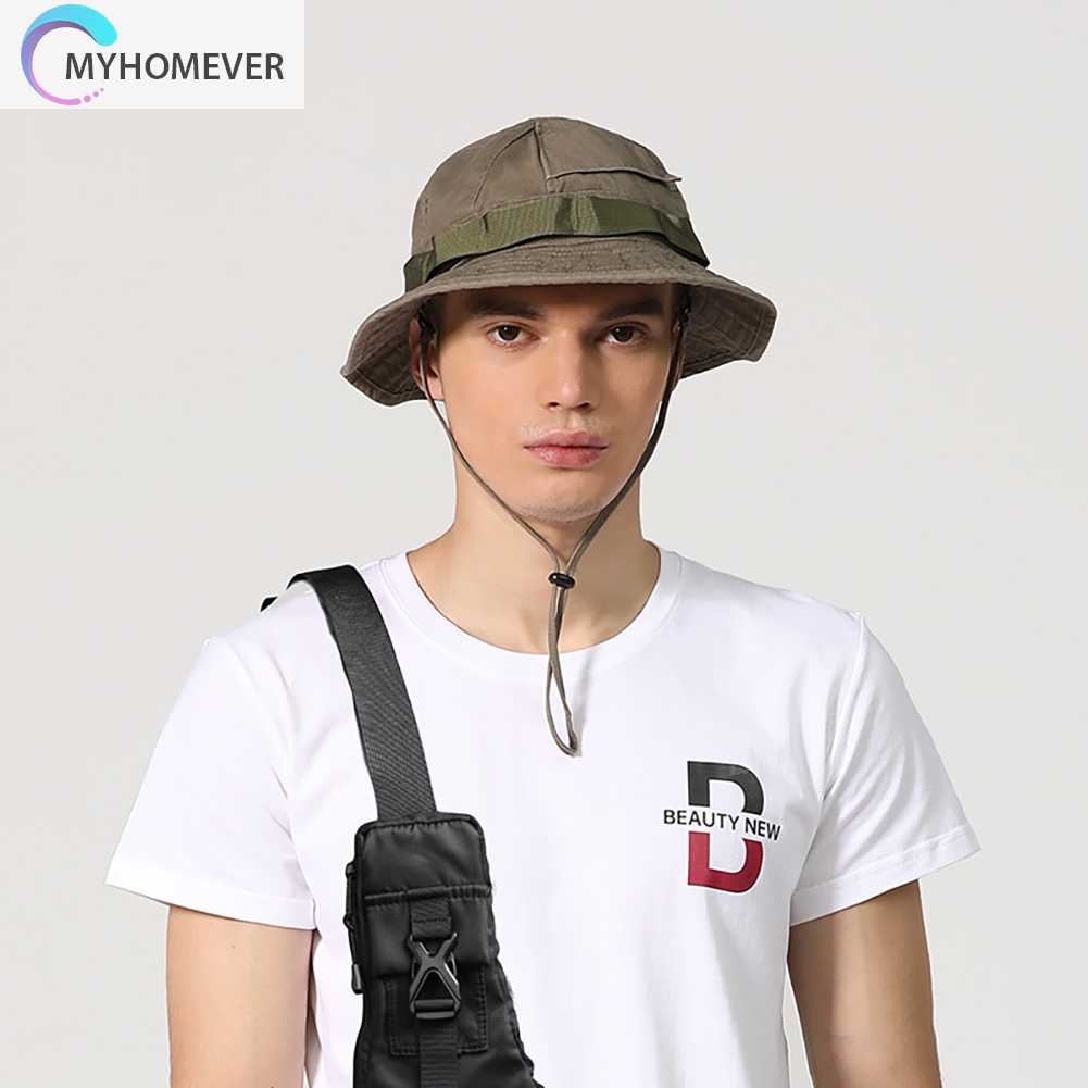 Nón Tai Bèo Chống Tia UV Bằng Vải Cotton Thoáng Khí Gấp Gọn Được Dành Cho Nam