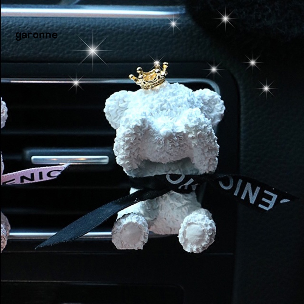 Kẹp Khuếch Tán Hương Thơm Gắn Lỗ Thông Gió Xe Hơi Hình Chú Gấu Hoạt Hình Đáng Yêu