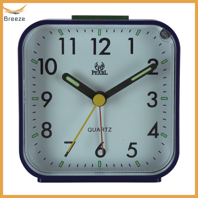 Đồng Hồ Báo Thức Để Bàn Hình Vuông Màu Dạ Quang Không Gây Tiếng Ồn Có Chức Năng Đèn Ngủ Tiện Dụng Thời Trang