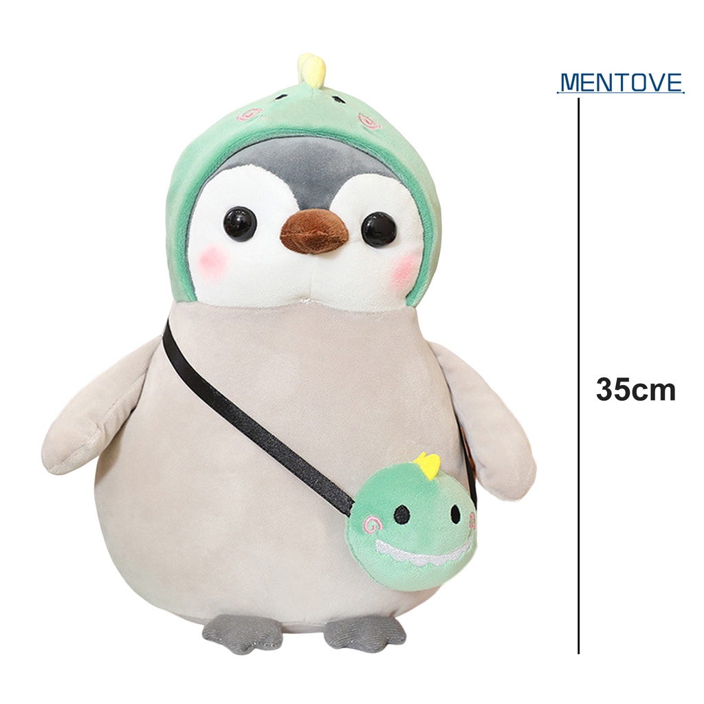 [MT] Chim Cánh Cụt Nhồi Bông Hoạt Hình Biểu Tượng Cảm Xúc Sống Động Siêu Mềm PP Cotton Làm Quà Tặng Sinh Nhật