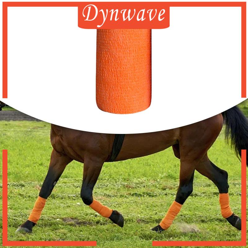 Cuộn Băng Quấn Mắt Cá Chân Tự Dính Bằng Vải Không Dệt Rộng 4 inch Co Giãn Dành Cho Thú Cưng