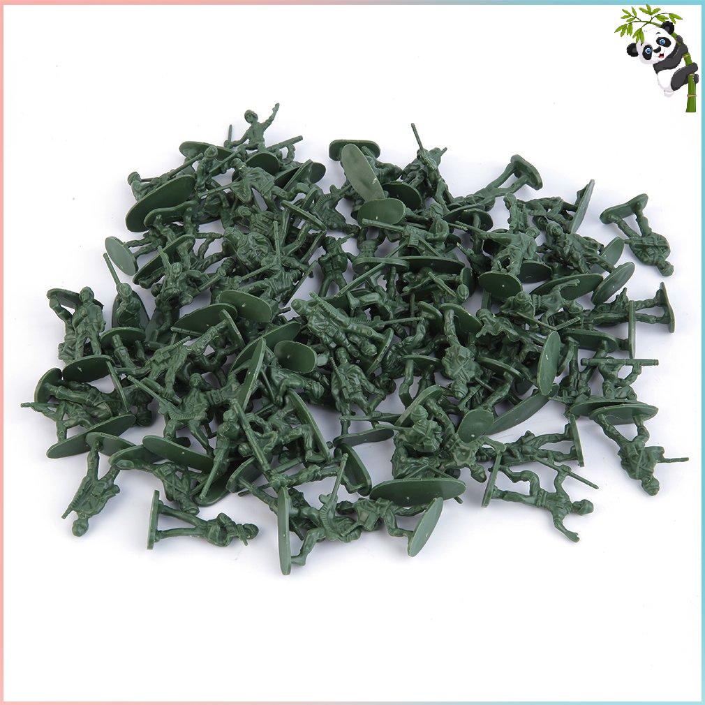 Bộ 100 Quân Sự Bằng Nhựa Đồ Chơi Lính Quân Đội Hình 12 Tư Thế Hoàn Hảo để làm quà tặng hoặc Bộ Sưu Tập Tốt cho Trí Thông Minh