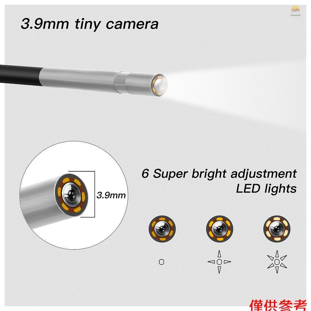 Camera Nội Soi Không Dây Kết Nối Wifi 3.9mm Lens 1960 * 1080 IP67 Độ Phân Giải Cao