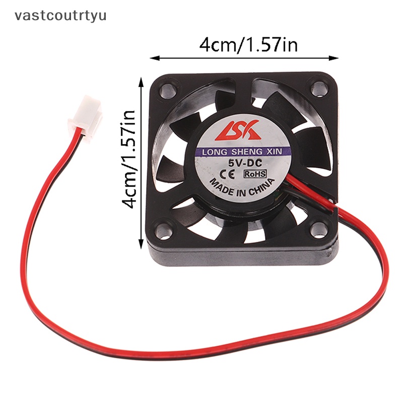 1 Quạt Tản Nhiệt 4010 5V 12V 24V 4CM Cho CPU Máy Tính