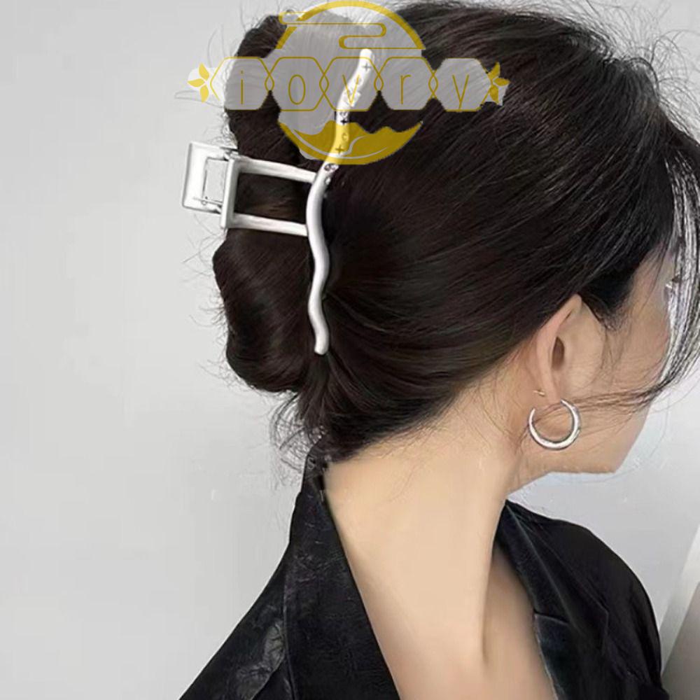 Kẹp Tóc Bằng Hợp Kim Chống Trượt Phong Cách Harajuku Cổ Điển