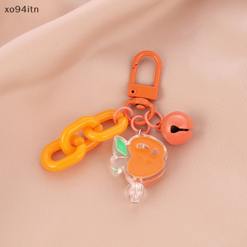 Tn Móc Chìa Khóa Bằng Acrylic Hình Hoa Dễ Thương Phong Cách Hàn Quốc