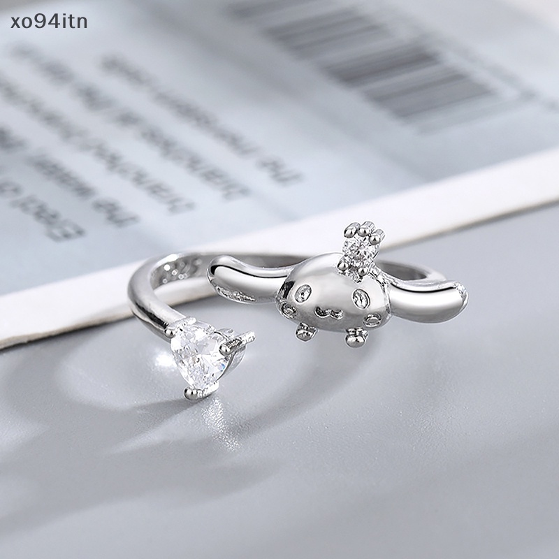 Nhẫn Hở Hình Trái Tim Đính Đá Thời Trang Dành Cho Nữ