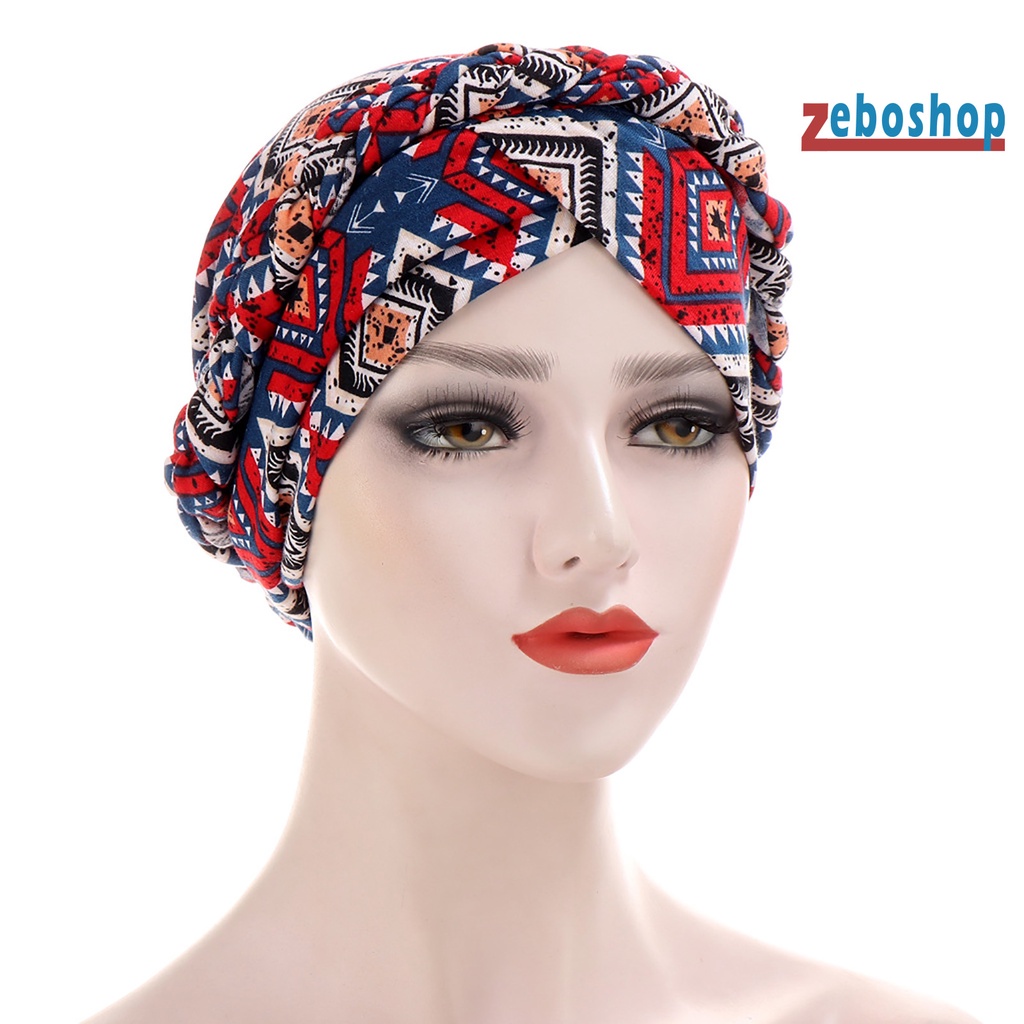 Khăn Trùm Đầu Co Giãn Màu Nhuộm Phong Cách Hồi Giáo Cho Nữ