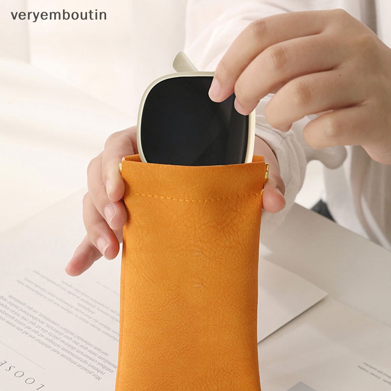 Túi Da Đựng Mắt Kính Tự Động Đóng Kín Tiện Dụng Cho Văn Phòng