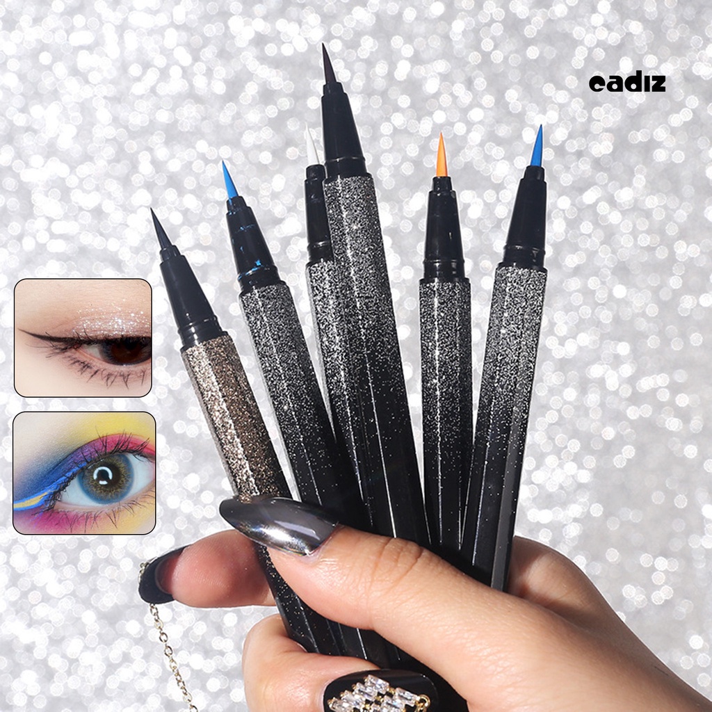Bút Kẻ Mắt 1.2ml Lâu Trôi Chống Thấm Nước Chống Nhòe Thiết Kế Vỏ Lấp Lánh Ánh Sao